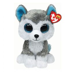 PELUCHE TY BEANIE BOOS - SLUSH HUSKY GRIS PETIT 6